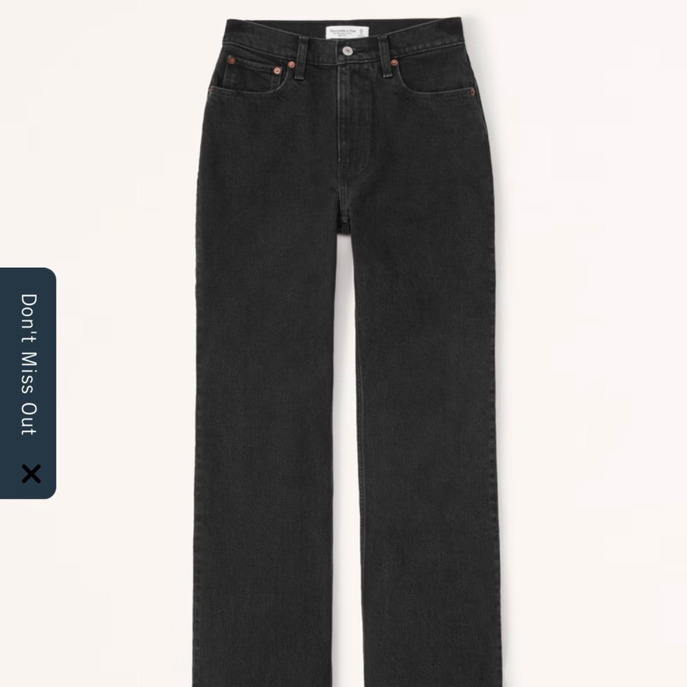 Abercrombie & Fitch Curve Love High Rise 90s Relaxed Jean